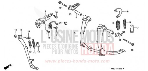 STAND (CBR1000FK) CBR1000FK de 1989